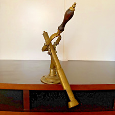 THE MERRITT British Antique Mounted Brass Bar Top Corkscrew Non-Clamp Version picture