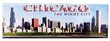 Chicago Skyline Panoramic Magnet - Illinois City Landmark Souvenir Travel Gift picture