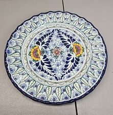 Vintage Hand Painted Talavera Plate Mexican Talavera Pottery picture