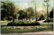 Latrobe Pennsylvania, 1908 Scene in Idlewild Park, Green Grass, Vintage Postcard picture