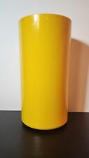 Vintage Yellow Crayonne Vase/Container 9
