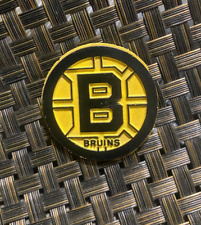 VINTAGE NHL HOCKEY BOSTON BRUINS TEAM LOGO COLLECTIBLE RUBBER MAGNET RARE ** picture