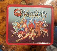 THUNDERCATS 1985 METAL LUNCH BOX Aladdin Industries Telpix ~ No Thermos - picture