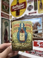 Sunny Brook Pure Rye Bourbon Match Safe 1903 Worlds Fair Old Sign Whiskey Sign picture