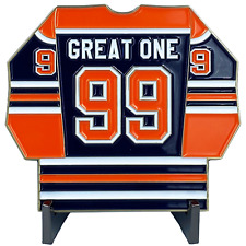 DL11-08 The Great One Challenge Coin Inspired by Wayne Gretzky 99 Edmonton Jerse picture