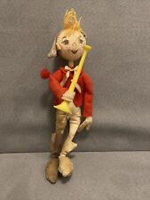 Vtg Poseable Felt Elf Painted Face Marushin Made In Japan Annalee Style picture