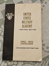 UNITED STATES MILITARY ACADEMY WEST POINT 1962 1963 CATALOGUE picture
