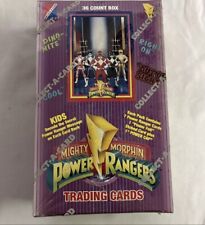 1994 MIGHTY MORPHIN POWER RANGERS SEALED BOX OF TRADING CARDS SERIES 1 picture