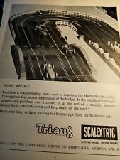 Sa44 Ephemera 1961 scalextric triang hump Bridge  picture