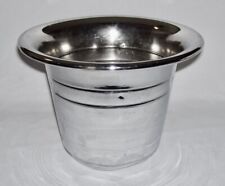 ATLAS METAL SPINNING CO. ~ Vintage Chrome Plated Copper CHAMPAGNE/WINE BUCKET picture