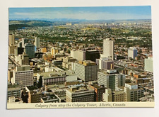 Calgary, Alberta, Canada, Calgary Skyline Postcard Aerial View picture