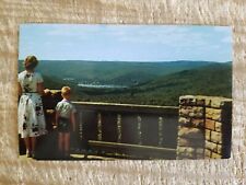 THE VIEW OF RED HOUSE LAKE,STONE OBSERVATION TOWER IN SOUTHWESTERN NY.VTG UNUSED picture