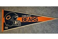 VERY RARE VINTAGE 1980s CHICAGO BEARS NFL Souvenir Felt Pennant EUC ORIGINAL picture