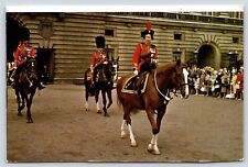 Vintage Postcard Queen Elizabeth on Horseback England picture