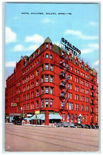c1950's Hotel Spalding Building Duluth Minnesota MN Vintage Unposted Postcard picture