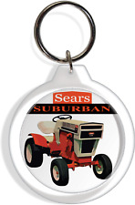 Sears Suburban Garden Farm Tractor Keychain Keyring Yard Lawn Mower Part Fob picture