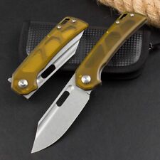 8''New Fast Opening 14c28n Blade tactics Survival PEI Handle Folding Knife VTF57 picture