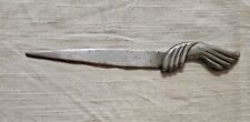 Old Taxco Mexico 925 Sterling Silver Letter Opener Spiral Fluted Wave Design  picture