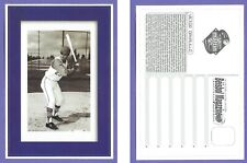 Venezuelan Baseball  postal card VIC DAVALILLO -purple serie RARE  picture