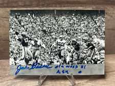 Jake Gibbs Ole Miss Rebels Hand Signed 4x6 Photo TC46-889 Smudged picture