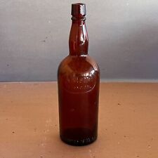 A. Mattei Vintage Antique Brown Wine Bottle 1/4 Gallon  picture