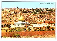 Vintage Postcard Jerusalem - Seen from the Mount of Olives c1970's picture