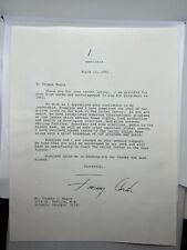 Jimmy Carter Signed 1992 Presidential Election Letter Full Signature Autographed picture