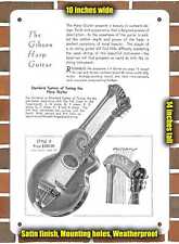 Metal Sign - 1932 Gibson Gibson Harp Guitar - 10x14 inches picture