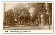 c1910's Canal Street Universalist Church Brattleboro VT RPPC Photo Postcard picture