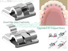 24/Kit, 2D lingual bracket wh123 dental orthodontic molar band Buccal Tube Niti picture
