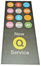 JANUARY 2017 NEW YORK CITY TRANSIT NEW Q TRAIN SERVICE BROCHURE picture