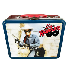 Vintage Lone Ranger Metal Lunch Box Repro The Tin Box Company 1997 picture