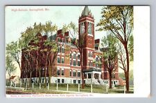 Springfield MO-Missouri, High School, Antique, Vintage Souvenir Postcard picture