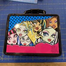 Monster High Faces Large Embossed Tin Lunch Box B4 picture