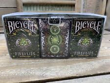Lot Of 12 Sealed Bicycle Fireflies Playing Cards Poker Size Deck Limited Edition picture