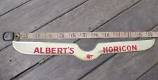 Vintage Alberts Grocery Store Placard Advertising Horicon New York picture