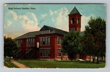 Deshler, OH-Ohio, High School, c1919 Vintage Postcard picture