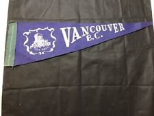 Vintage Vancouver Bc City Hall Pennant (1950) picture