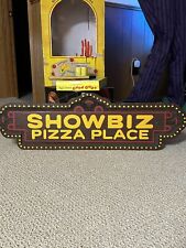 Extremely Rare Original Authentic Show Biz Pizza Place Sign (READ DESCRIPTION) picture