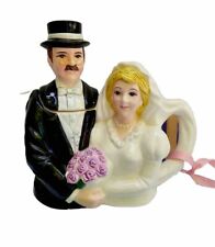 Fitz And Floyd Bride and Groom Teapot  1994 Personaliteas Good Condition Omnibus picture