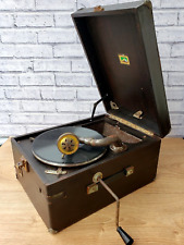 Antique Phonograph Original Garrard Swindon 55 Collectible Vintage Gramophone. picture