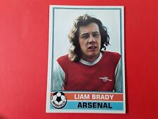 1976-77 Topps SOCCER FOOTBALL Liam Brady ARSENAL #15 picture