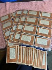 1956 Topps Davy Crockett Partial Card Set RUST BACK 51 Cards picture