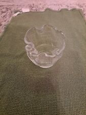 Sweden Full Crystal Votive Candle Holder By Lindshammar Handkerchief Style Look picture