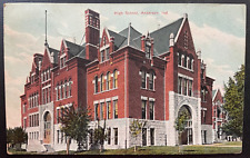 Vintage Postcard 1916 High School (later Central Jr. High), Anderson, Indiana IN picture