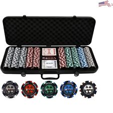 500 Piece Professional Poker Chip Set - Upgraded Casino Quality Clay Chips picture