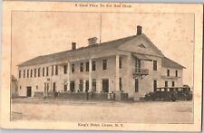 c. 1915 Vintage Real Photo RPPC Postcard King's Hotel Cicero New York picture