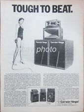Cerwin-Vega 1982 Vintage Print Ad 8x11 
