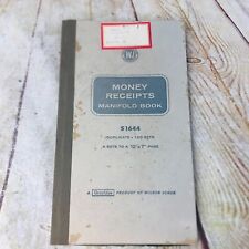 vtg Money receipts book Manifold book 1964 1965 all used  ephemera junk journal picture