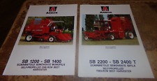 2-lot 2000's arbos sugarbeet harvesters italy brochures nice used picture